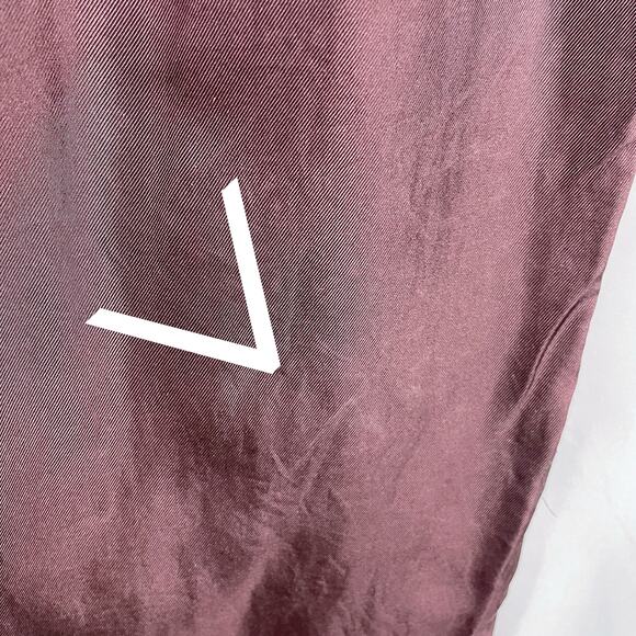 Silk Laundry Slouch Pull On Pants Brown Silk Elastic Waist Pleated‎ Ankle Sz XS - Picture 9 of 13